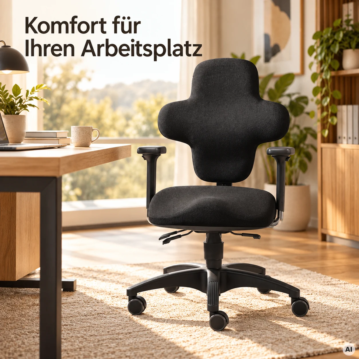 Air S - Bürostuhl mit ergonomischer Rückenlehne